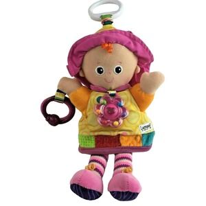 Lamaze My Friend Emily Clip & Go Sensory Doll Plush Crinkle Rattle 11" Activity
